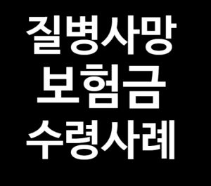 질병사망보험금