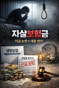 재해사망보험금 ,자살사망보험금