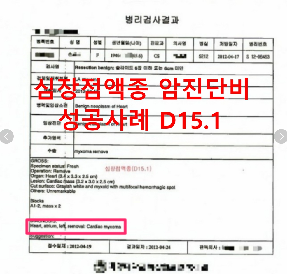 심장점액종_암진단비
